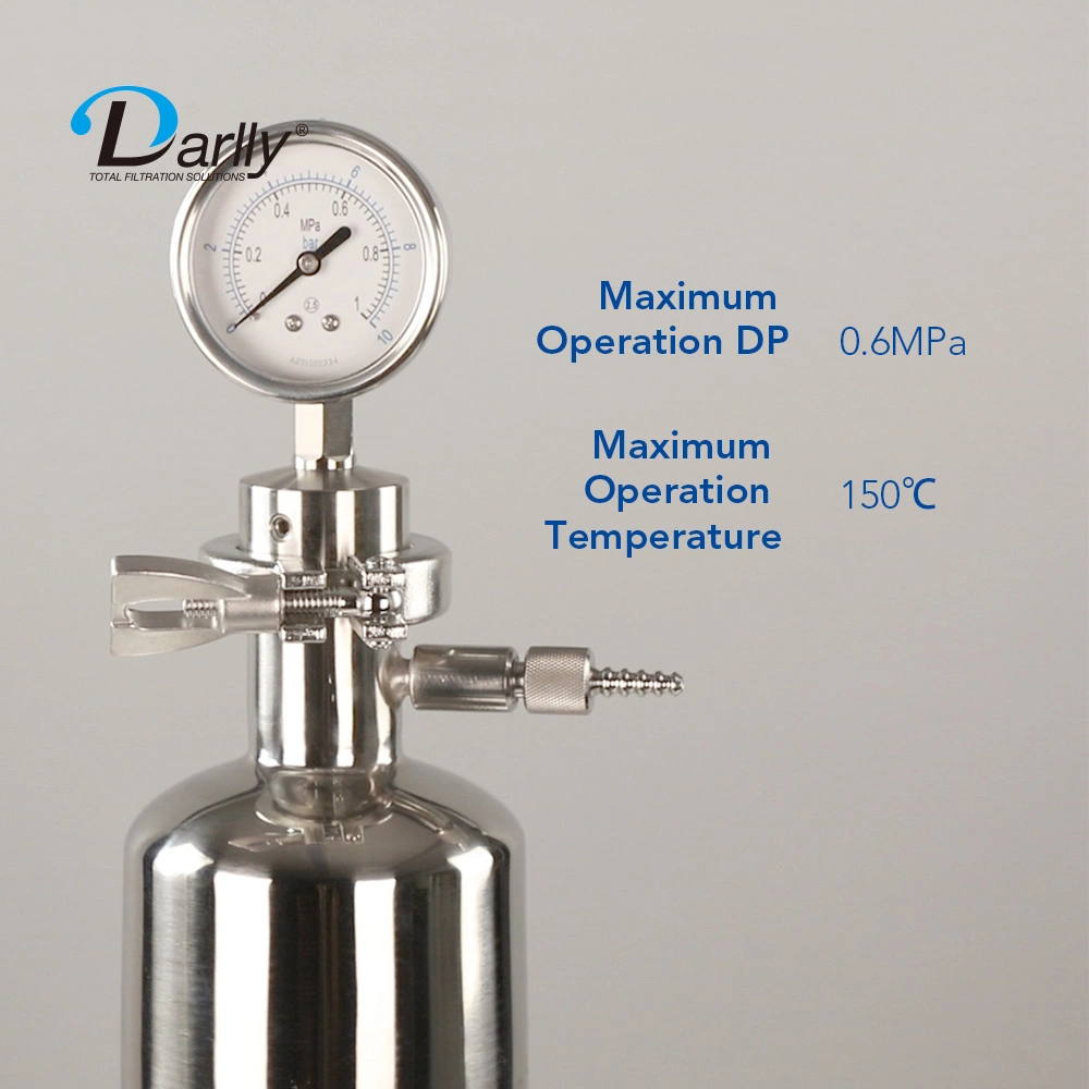 Darlly Single-Round/Multi-Round Sanitary Liquid Filter Housings