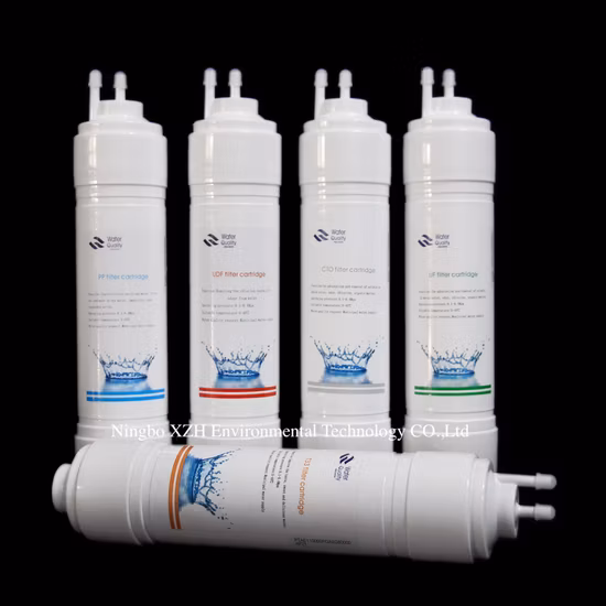 NSF/FDA Rimuovere Il Cloro Residuo Escherichia Bobina Ioni Di Calcio Sedimenti Di Metalli Pesanti Carbonio RO UF Cartuccia Del Filtro Dell'acqua Elemento